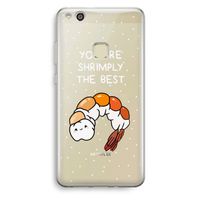 You're Shrimply The Best: Huawei Ascend P10 Lite Transparant Hoesje You're Shrimply The Best: Huawei Ascend P10 Lite Transparant Hoesje
