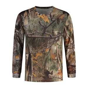 Stealth Gear t-shirt lange mouw camo bosprint maat xl