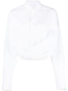 MM6 Maison Margiela chemise en coton - Blanc