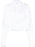 MM6 Maison Margiela chemise en coton - Blanc - thumbnail