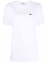 Vivienne Westwood t-shirt en coton biologique à broderies Orb - Blanc - thumbnail