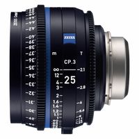 Zeiss Compact Prime CP.3 25mm T2.1 Sony FE-vatting