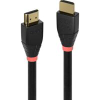 LINDY 41072 HDMI-kabel HDMI Aansluitkabel HDMI-A-stekker, HDMI-A-stekker 15.00 m Zwart 4K UHD, Vergulde steekcontacten - thumbnail