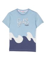 Gcds Kids t-shirt en coton à imprimé graphique - Bleu - thumbnail