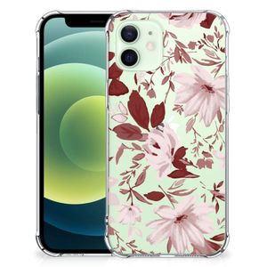 Back Cover iPhone 12 Mini Watercolor Flowers