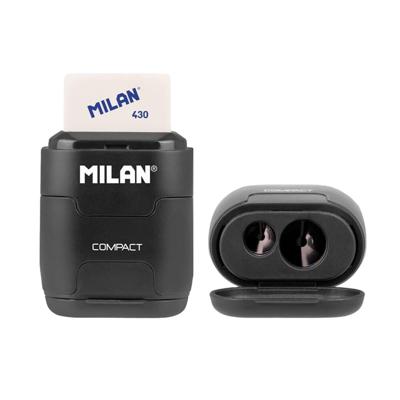Puntenslijper Milan compactserie especial shadow Zwart Natuurlijk rubber