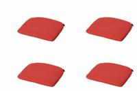 Zitkussen 46x48 Panama baksteenrood (4 stuks) Madison - Madison