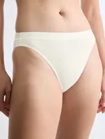 2-pack dames high leg slip Go Casual - Biologisch katoenen hoog opgesneden dames onderbroek - Milieuvriendelijke slips dames