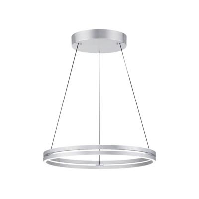 Paul Neuhaus Strakke hanglampPure E-Loop aluminium Ø 70cm - 2551-95