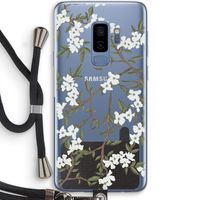 Blossoming spring: Samsung Galaxy S9 Plus Transparant Hoesje met koord