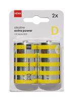 HEMA D alkaline batterijen - 2 stuks
