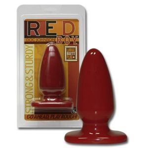 red boy anaal plug - groot