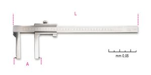 Beta Schuifmaat voor remtrommels uitlezing tot 0.05 mm 1650FT/2 - 016500070