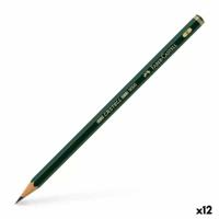 Potlood Faber-Castell 9000 Ecologisch Zeshoekig B (12 Stuks)