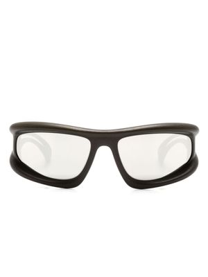 Mykita lunettes de soleil Marfa à monture couvrante - Vert