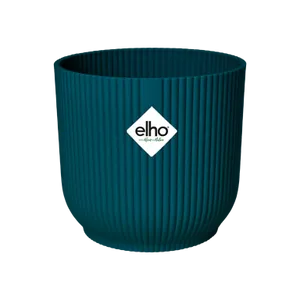 Elho Vibes Fold Rond 18 Diepblauw Blauw Bloempot Pot