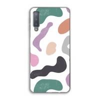 Memphis Shapes: Samsung Galaxy A7 (2018) Transparant Hoesje