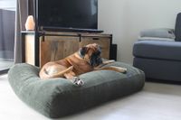 Dog's Companion® Hondenbed hunting ribcord small - thumbnail