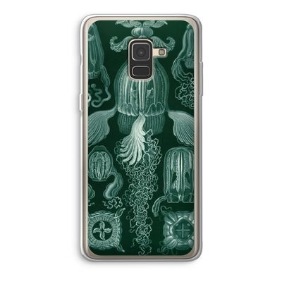 Haeckel Cubomedusae: Samsung Galaxy A8 (2018) Transparant Hoesje