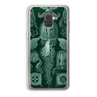 Haeckel Cubomedusae: Samsung Galaxy A8 (2018) Transparant Hoesje Haeckel Cubomedusae: Samsung Galaxy A8 (2018) Transparant Hoesje