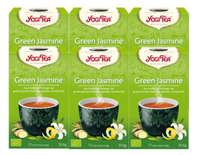 Yogi Tea Green Jasmine Voordeelverpakking Yogi Tea Green Jasmine Voordeelverpakking