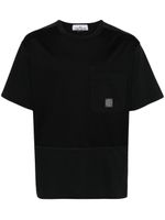 Stone Island t-shirt SS Signature en coton - Noir - thumbnail