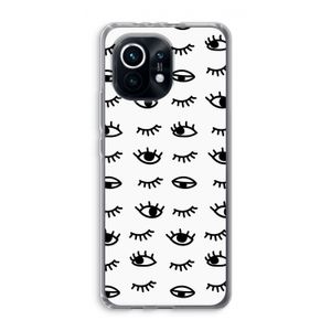 Eye pattern #2: Xiaomi Mi 11 Transparant Hoesje