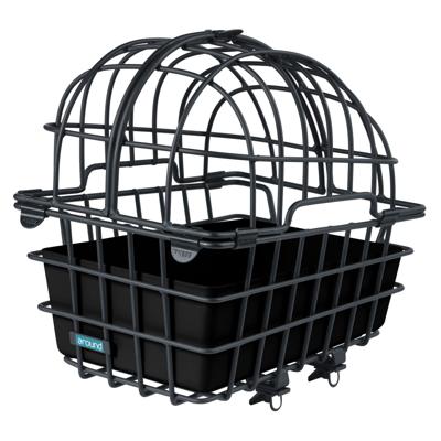 Around Dierenfietsmand luna xl incl. fix system - mat zwart