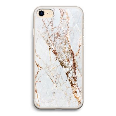 Goud marmer: iPhone 7 Transparant Hoesje