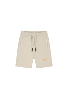 Malelions Junior Split Shorts Beige / Oranje maat
