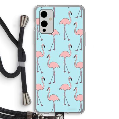 Anything Flamingoes: OnePlus 9 Transparant Hoesje met koord