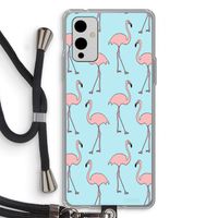 Anything Flamingoes: OnePlus 9 Transparant Hoesje met koord