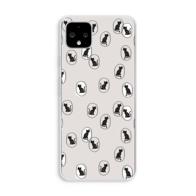 Miauw: Pixel 4 XL Transparant Hoesje