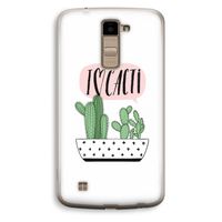 I love cacti: LG K10 (2016) Transparant Hoesje