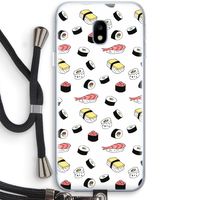 Sushi time: Samsung Galaxy J3 (2017) Transparant Hoesje met koord