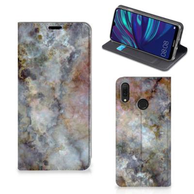 Huawei Y7 hoesje Y7 Pro (2019) | Standcase | Marmer Grijs