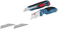 Bosch Blauw 1600A016BM | 2-Delige | Messenset | Universeel Klapmes en Professioneel Snijmes - 1600A016BM Bosch Blauw 1600A016BM | 2-Delige | Messenset | Universeel Klapmes en Professioneel Snijmes - 1600A016BM