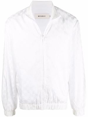 MISBHV veste de sport à logo imprimé - Blanc