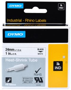 DYMO 1805443 labelprinter-tape Zwart op wit