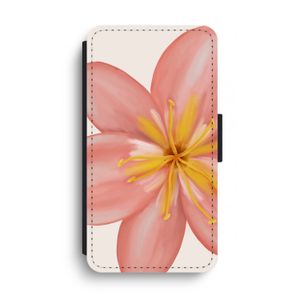 Pink Ellila Flower: iPhone XS Max Flip Hoesje