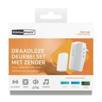 KlikAanKlikUit ACDB8000BC Plug-In Draadloze Deurbelset met Zender Wit - thumbnail