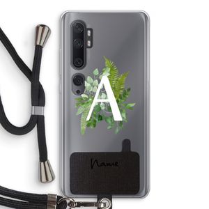 Green Brush: Xiaomi Mi Note 10 Pro Transparant Hoesje met koord
