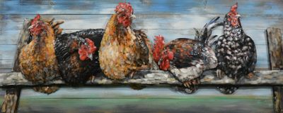 3d metaalschilderij | 3D-metaal | 60x150 cm | 162