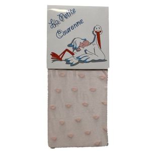 La Petite Couronne panty hartjes meisjes roze maat 68/74 La Petite Couronne panty hartjes meisjes roze maat 68/74