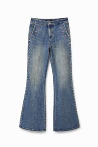 Flared jeans Johnson Hartig - BLUE - S