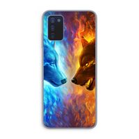 Fire & Ice: Samsung Galaxy A03s Transparant Hoesje