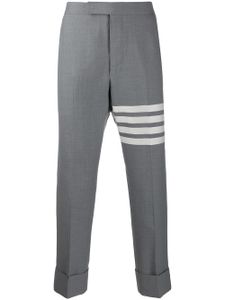 Thom Browne pantalon de costume à 4 bandes signature - Gris