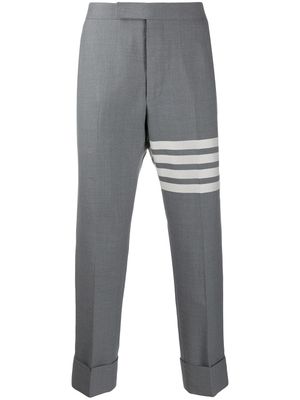 Thom Browne pantalon de costume à 4 bandes signature - Gris