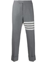 Thom Browne pantalon de costume à 4 bandes signature - Gris - thumbnail