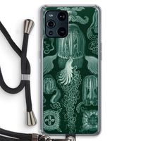 Haeckel Cubomedusae: Oppo Find X3 Transparant Hoesje met koord